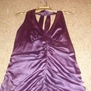 Purple Satin Size 12 blouse